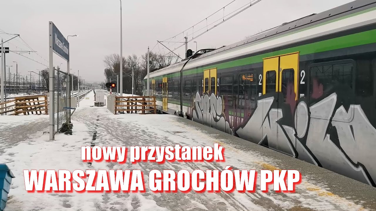 WARSZAWA GROCHÓW - Nowy Przystanek Kolejowy PKP