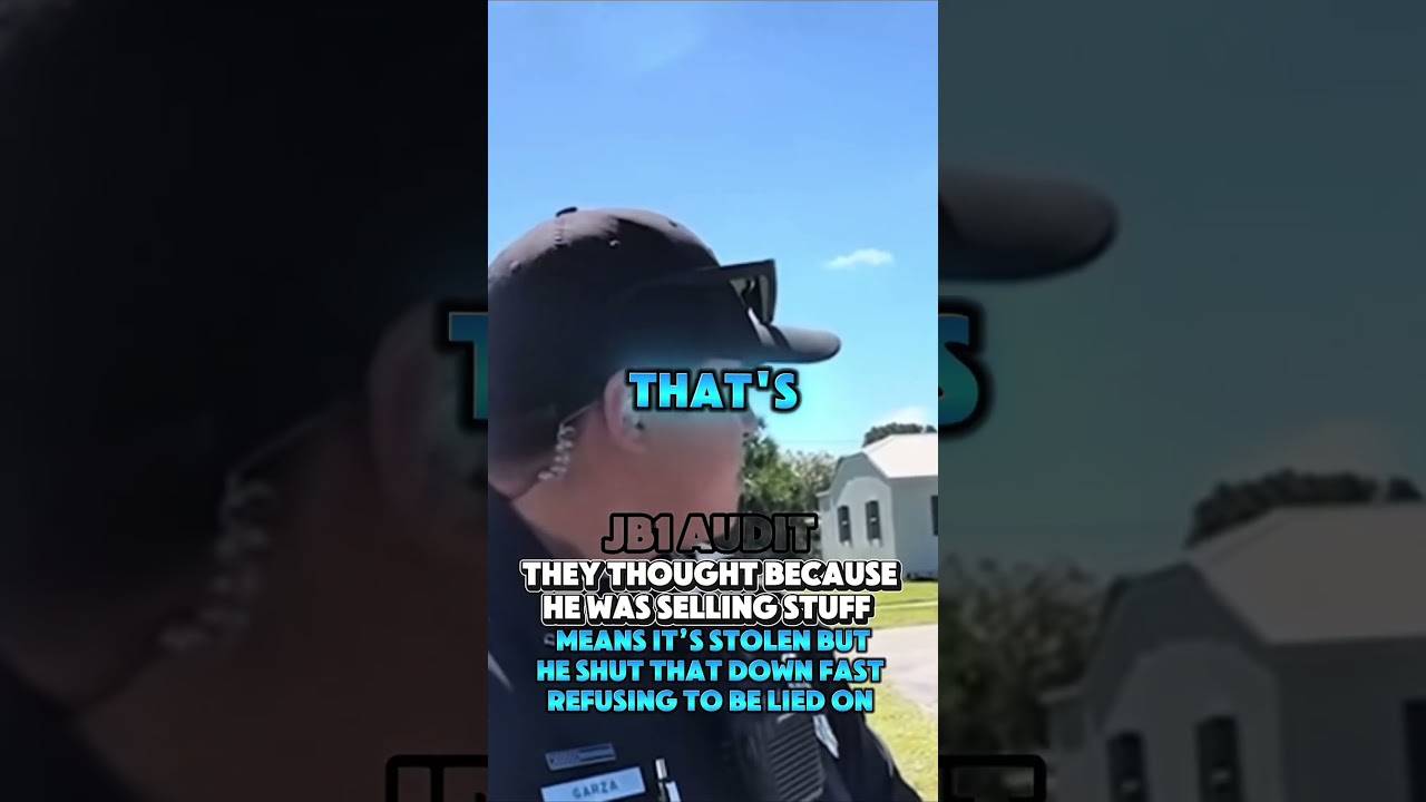 They thought having a sale means he stole the items but that was lies 