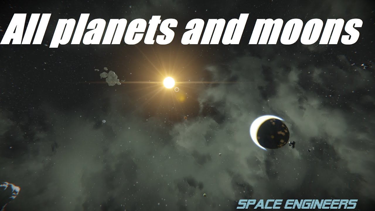 All planets and moons (Space Engineers)