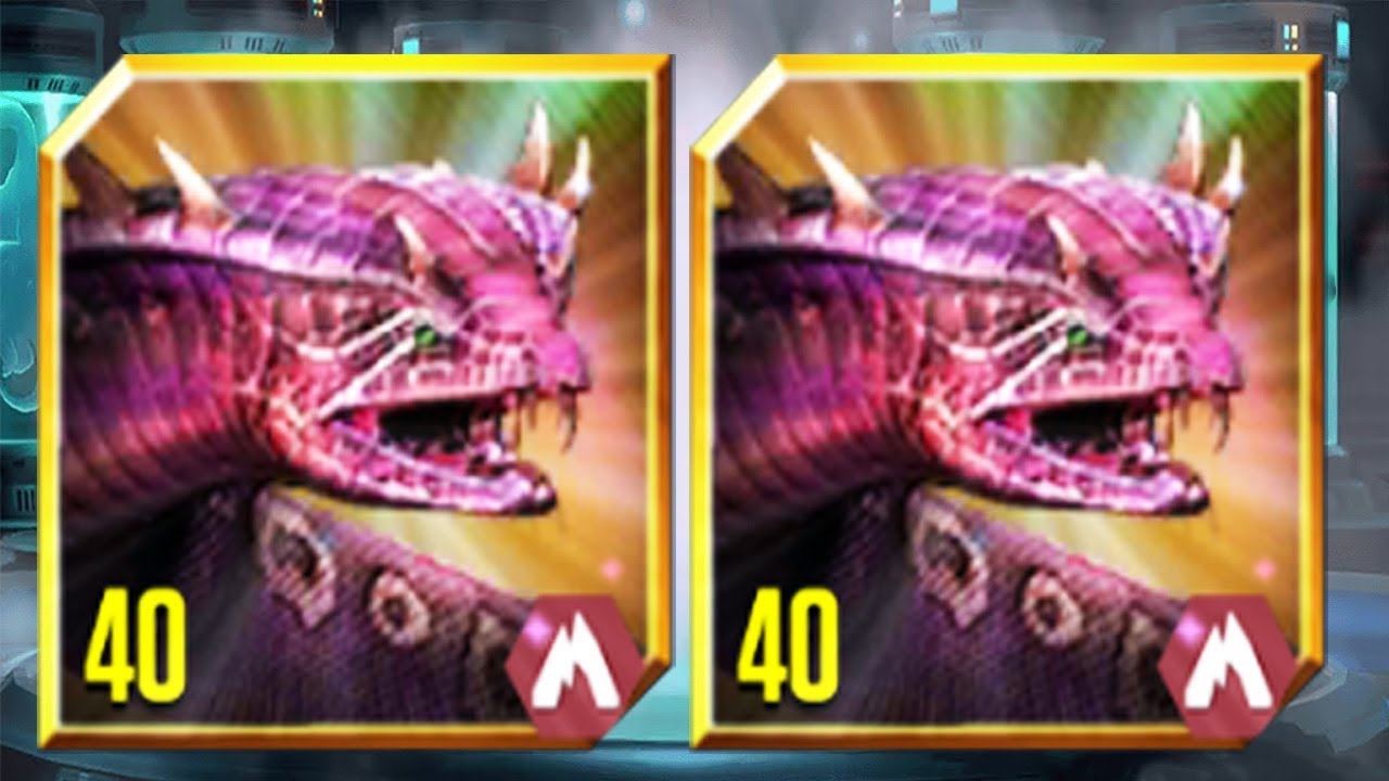 GIGANTOPHIS MAX LEVEL 40 - Jurassic World The Game