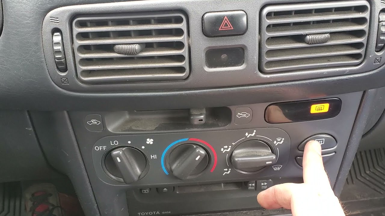 Corolla E110 запуск двигателя, подъёмники, зеркала, музыка