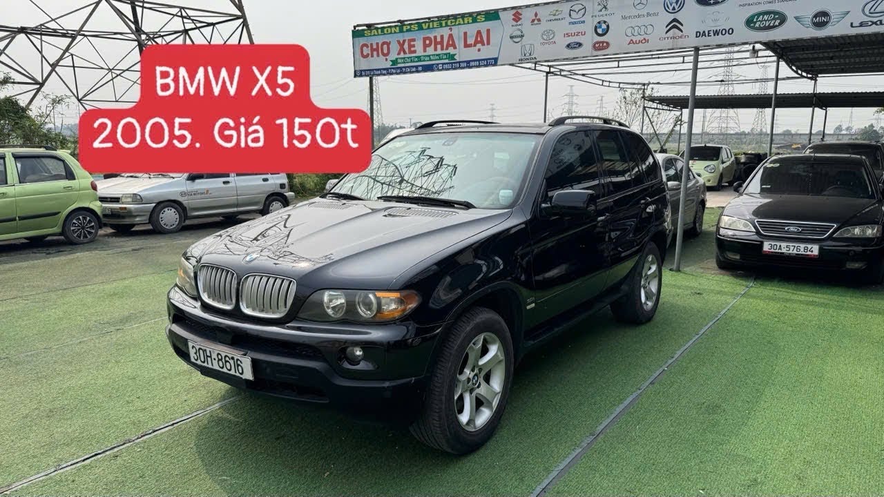 BMW X5 2005 nhập Mỹ. Em nó mới về, Option khác biệt luôn 