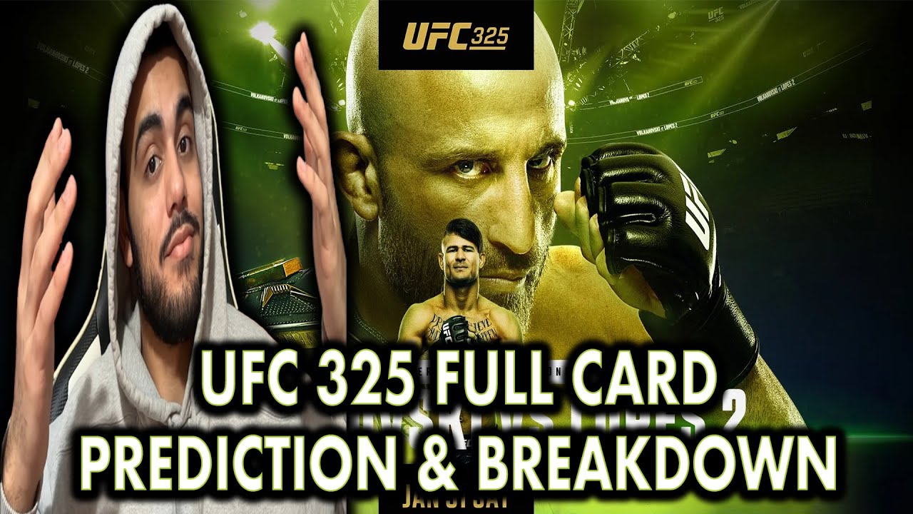 UFC 325 Alexander Volkanovski vs Diego Lopes Full Card Prediction & Breakdown! #ufc #mma #mmafighter