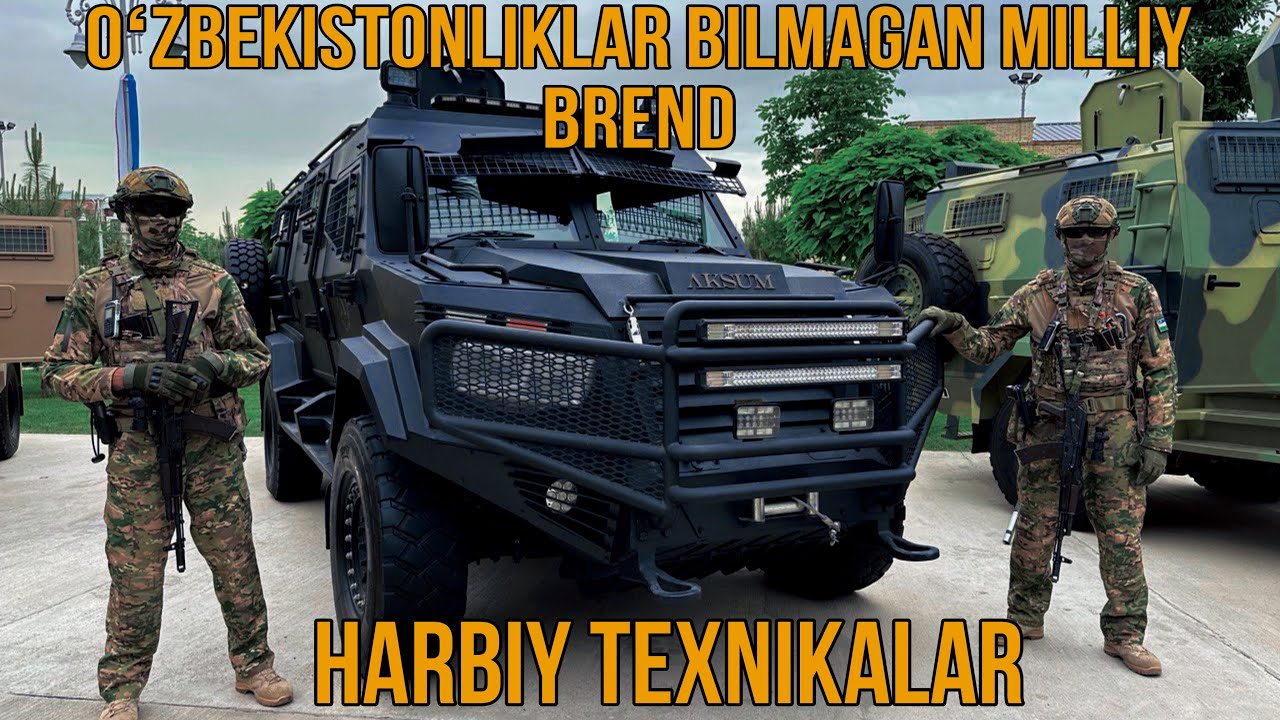 Jahon brendlarini birlashtirgan Milliy Harbiy texnikalarimiz.