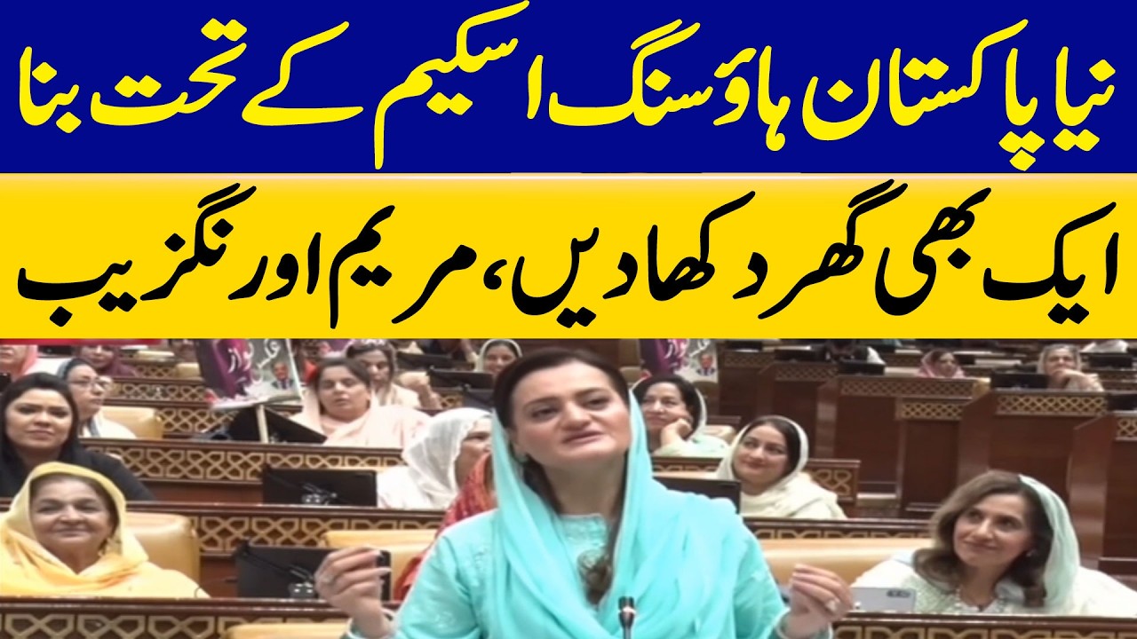 Show One House Built Under Naya Pakistan Housing Scheme, Marriyum Aurangzeb Challenges | Dawn News