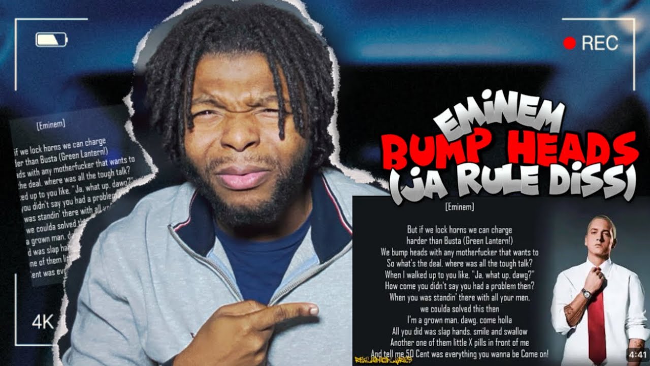 GIVE JA A BREAK!!🤦🏽‍♂️ Eminem - Bump Heads ft. Tony Yayo, Lloyd Banks, & 50 Cent (Lyrics) Reaction