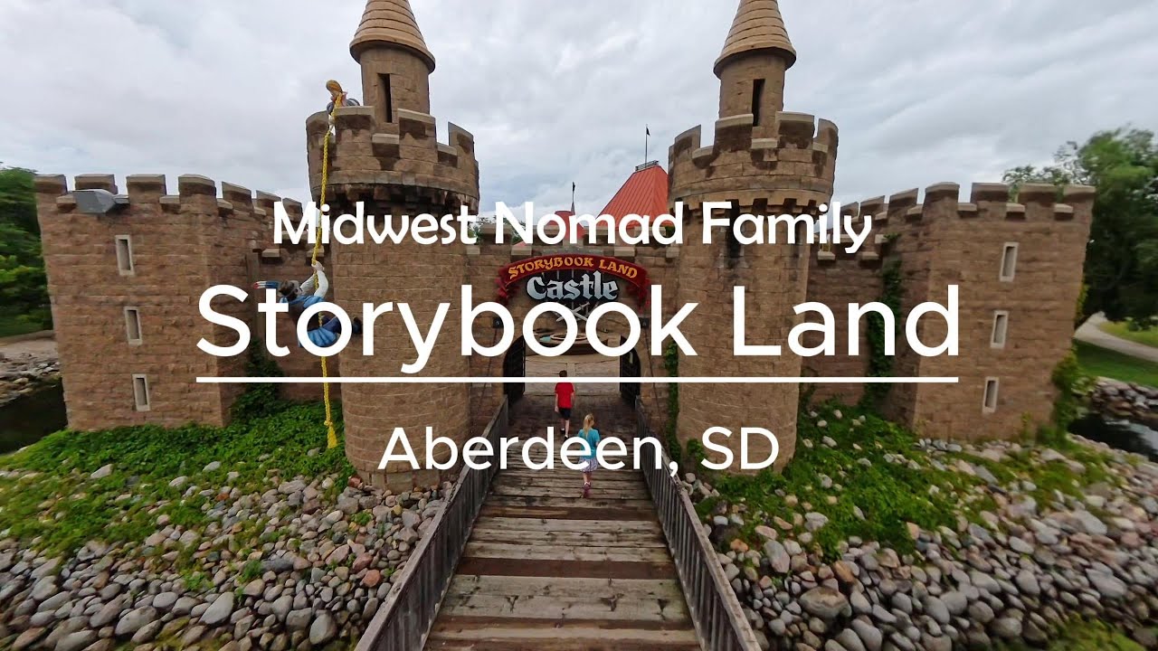 Storybook Land at Wylie Park in Aberdeen South Dakota 4k