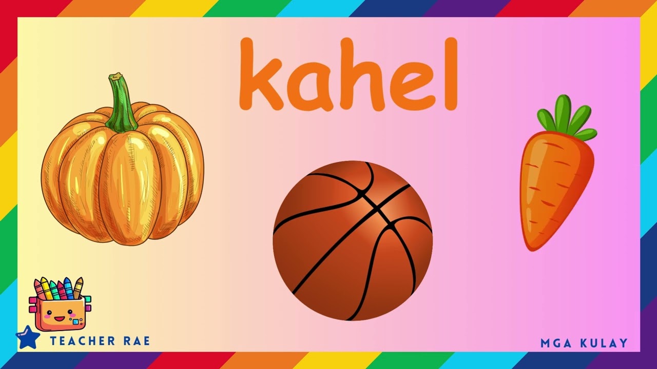 Mga Kulay || Colors Tagalog