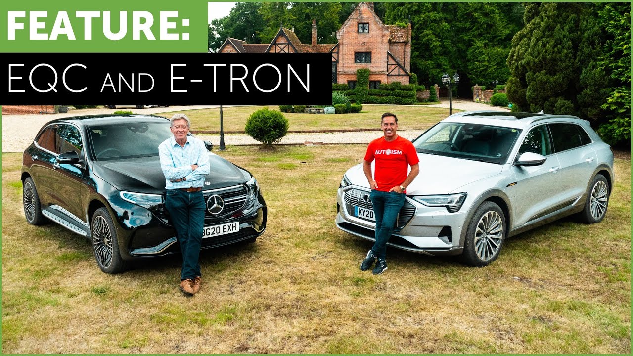 Electric SUVs. Mercedes-Benz EQC and Audi e-Tron. Review with Tiff Needell