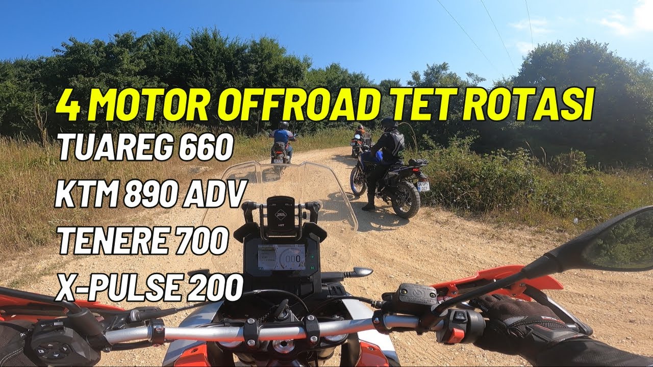 TET Rotası Kıyıköy İğneada | Aprilia Tuareg 660 | 4 Motosiklet Offroad Gezisi