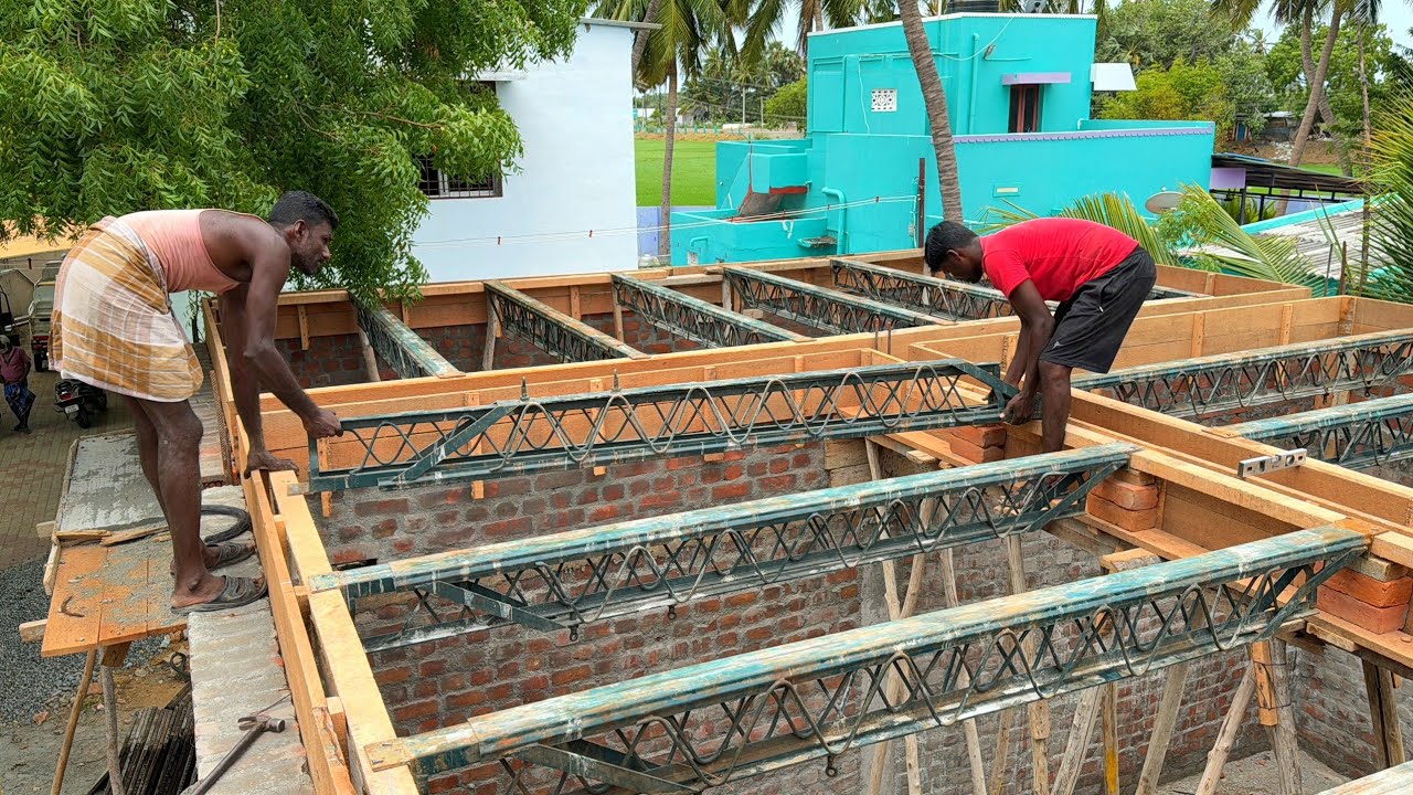 Techniques of Roof Shuttering_New Building Roof Slab Shuttering Work Accurately|Roof Construction