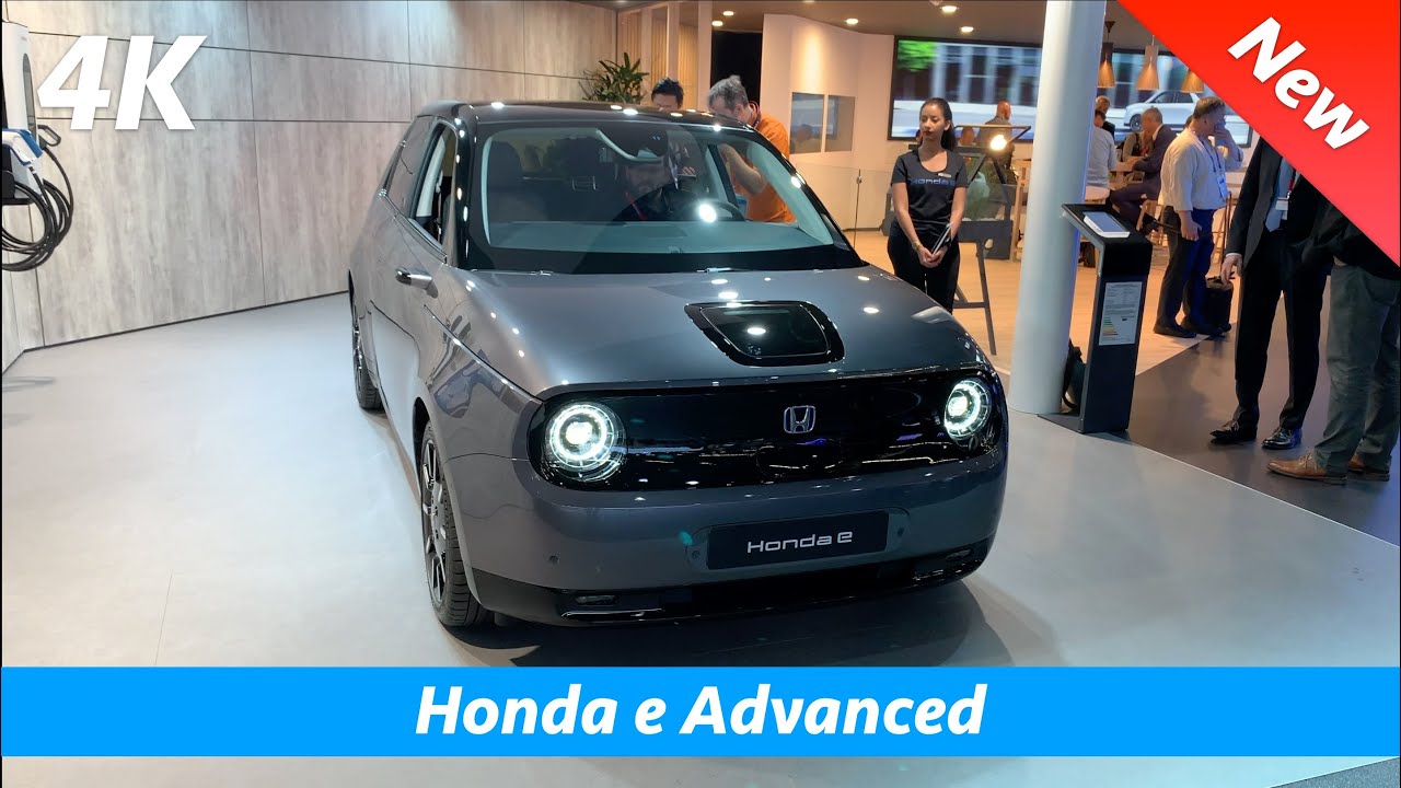 Honda e Advanced 2020 (EV) - первый быстрый всесторонний взгляд в 4K | Интерьер - Экстерьер