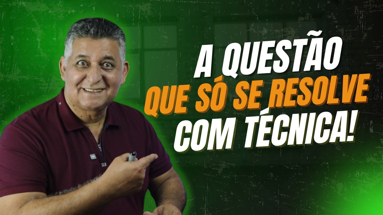 Questão Que Só Se Resolve Com Técnica! (Você Acertaria?)