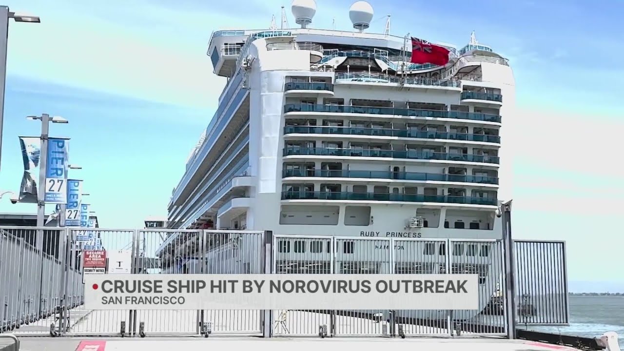 Круизный лайнер Ruby Princess в Сан-Франциско столкнулся со вспышкой норовируса