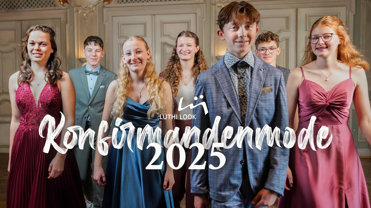 Konfirmations- und Festmodetrends 2025 – Lüthi Look