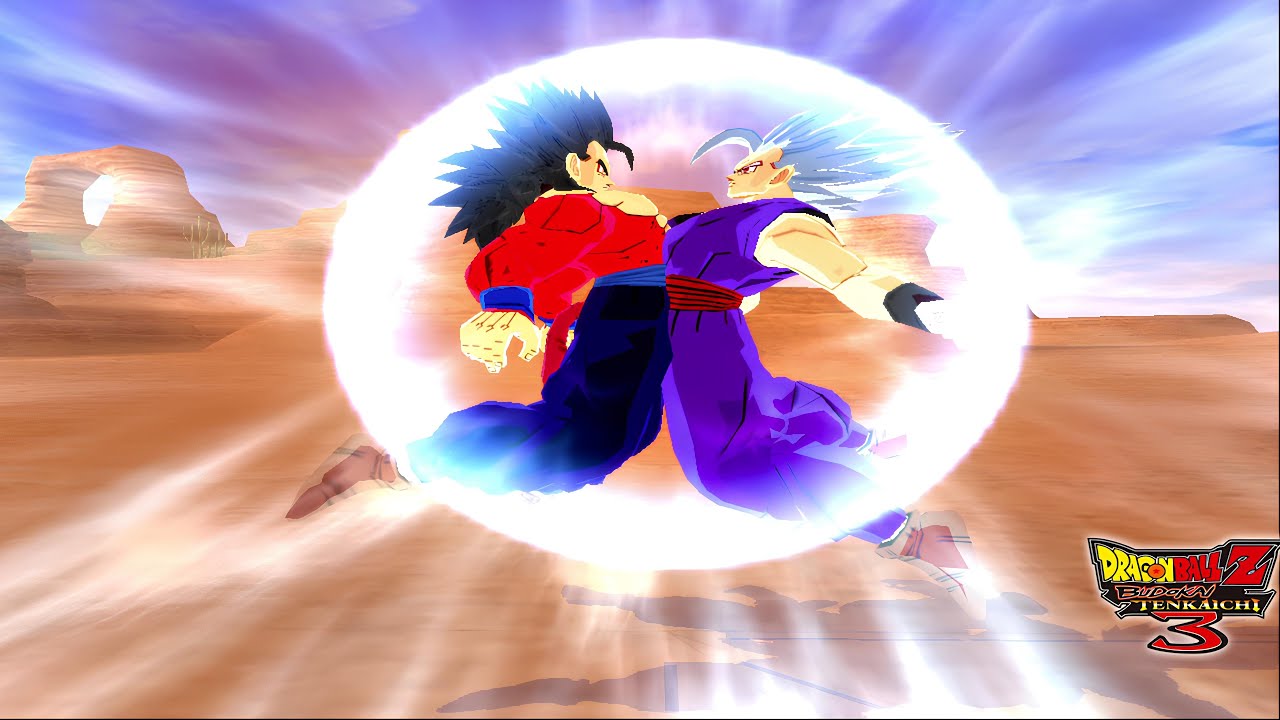 Gohan SSJ4 & Gohan Beast Potara Fusion (Mod) - Dragon Ball Budokai Tenkaichi 3 Mods