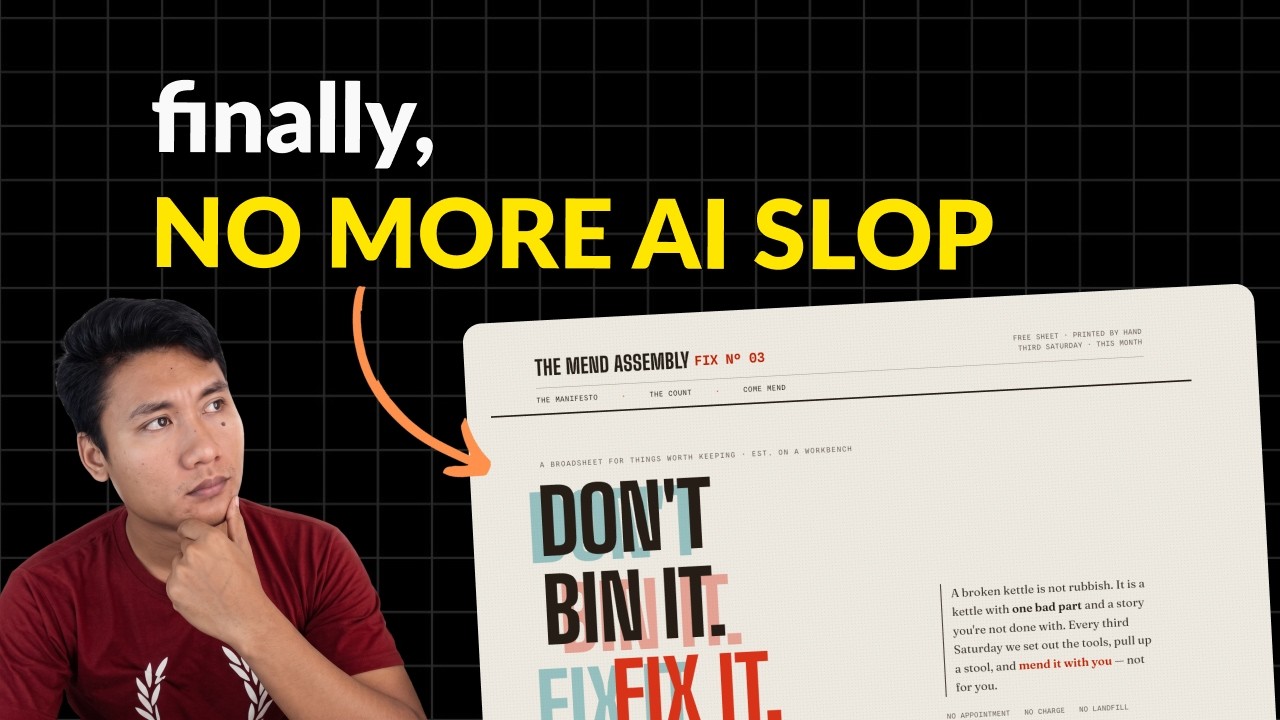 AI Can Code. It Can't Design. This Fixes That.