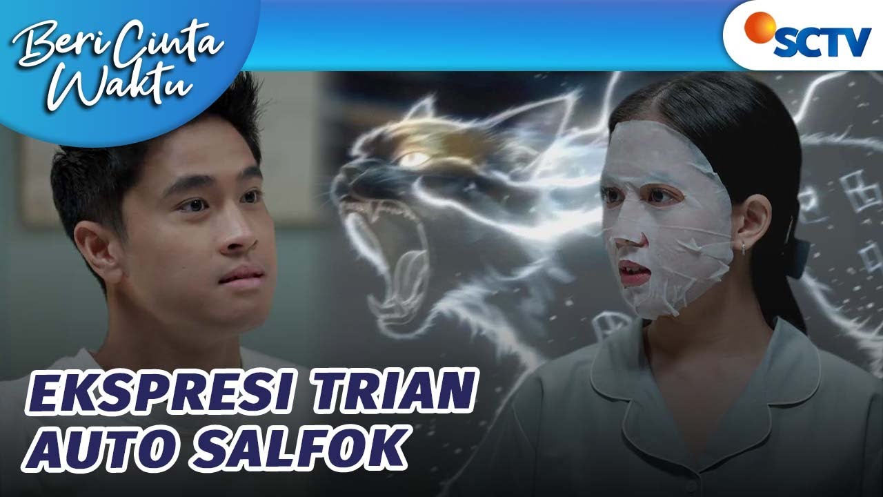 NGAKAK! Trian Shock Lihat Adila Maskeran | Beri Cinta Waktu - Episode 94