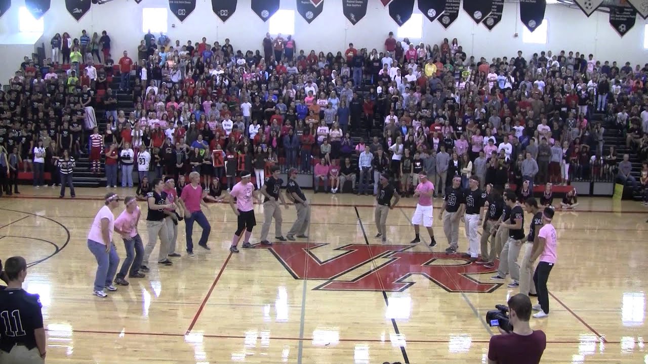Vista Ridge Star Steppers Pep Rally Oct 2013