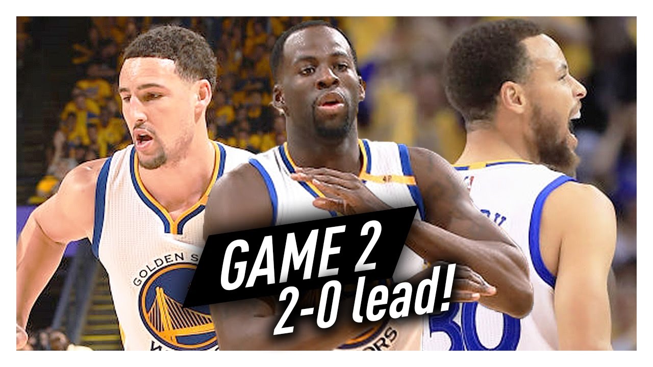 Stephen Curry, Klay Thompson & Draymond Green Game 2 Highlights vs Blazers 2017 Playoffs - SICK!