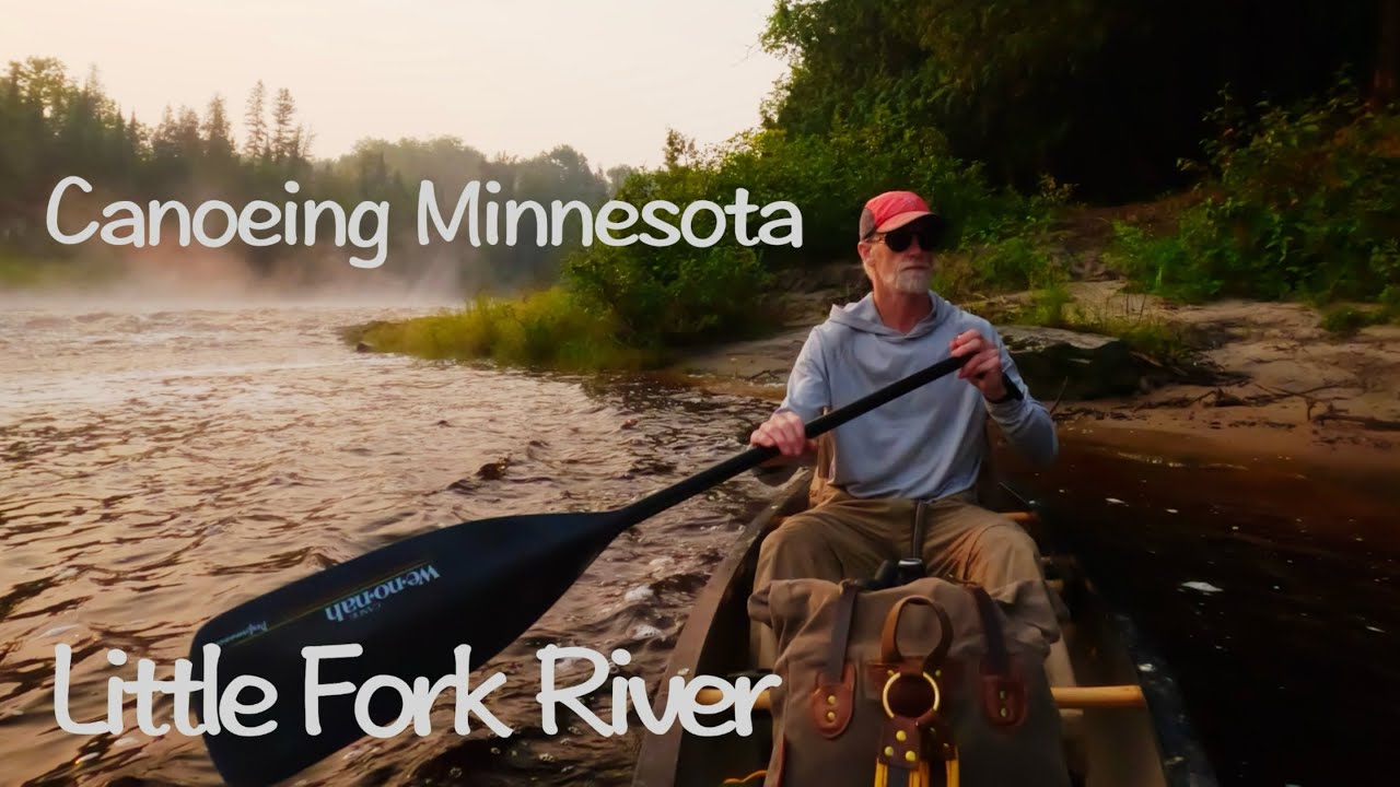 Solo canoe trip down Minnesota's Little Fork River.