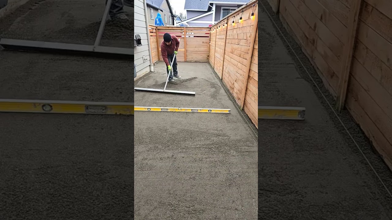 How to level a sand base for laying pavers!!