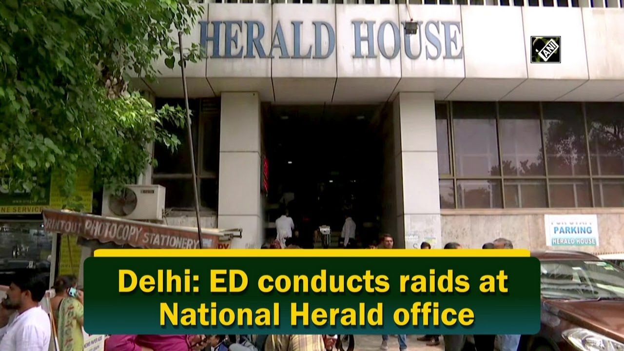 Delhi: ED conducts raids at National Herald office