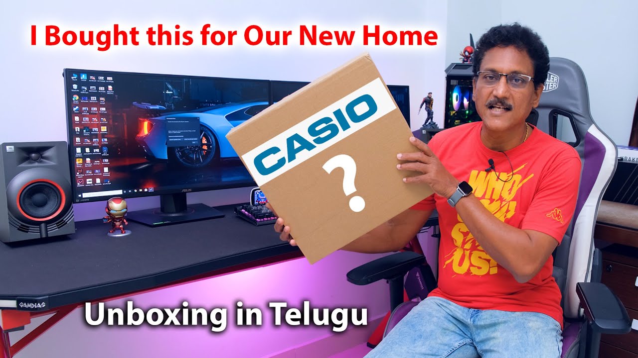 Casio Wall Clock for Our New Home 🔥 Unboxing in Telugu....
