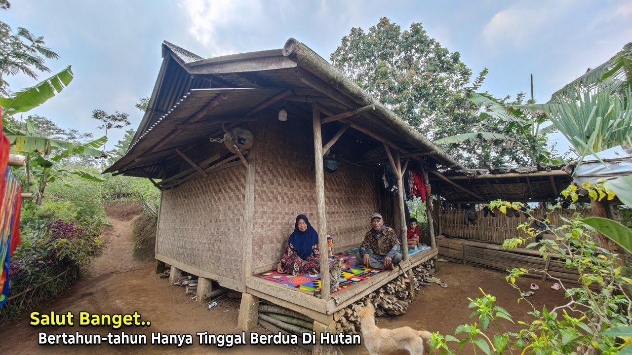 Pasutri Pemberani.. Bertahun-tahun Hanya Tinggal Berdua di Hutan Ini
