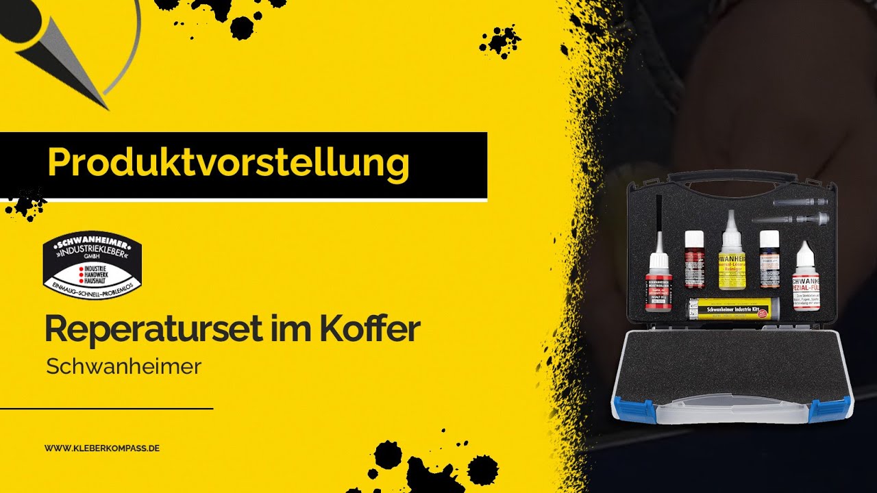 Produktvorstellung  - Schwanheimer Reperaturset im Koffer