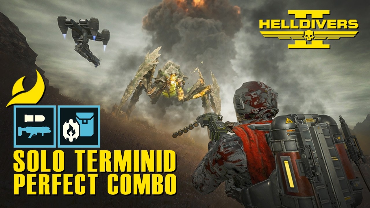 Helldivers 2 – GL-21 Grenade Launcher & Hotdog | Solo vs Terminids | Super Helldive | Full Clear