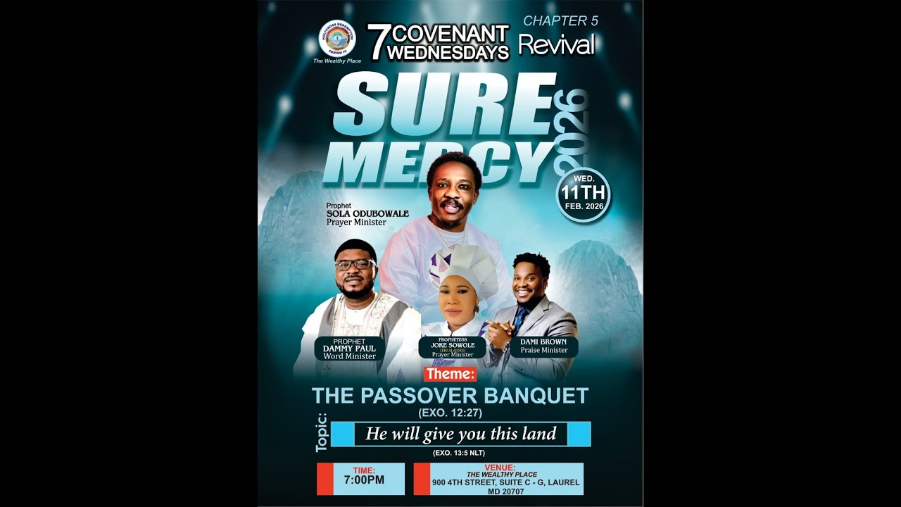 SURE MERCY  2026 CHAPTER 7 (THE PASSOVER BANQUET)