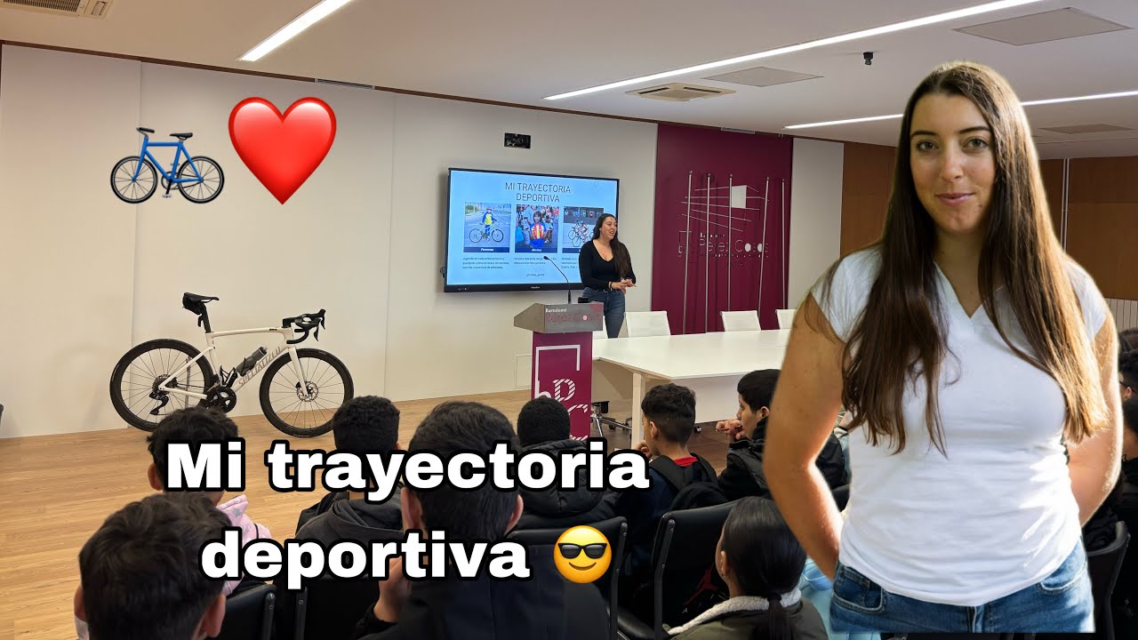 Mi trayectoria en el ciclismo y referentes del pelotón femenino.🚴🏽‍♀️ Charla en un instituto 😁