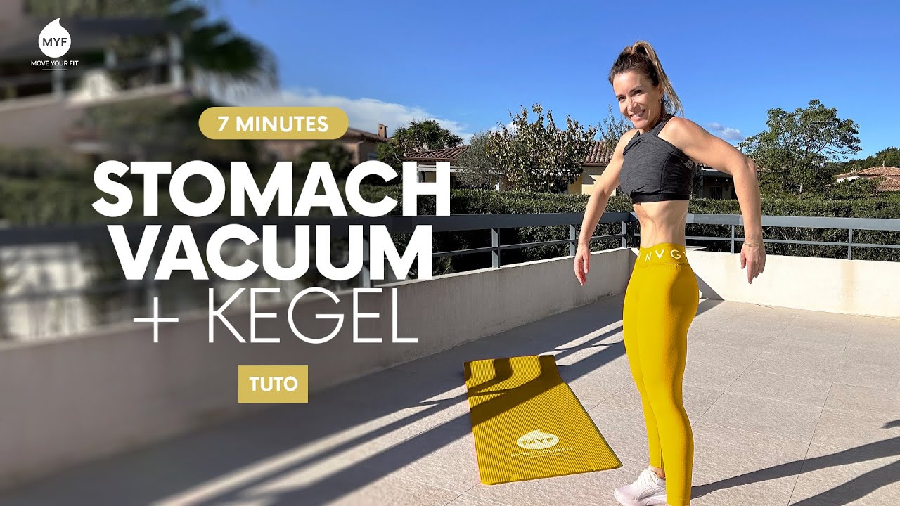 🔥 7 min - Tuto Stomach Vacuum et Kegel - TAILLE FINE - VENTRE PLAT - Jessica Mellet - Move Your Fit