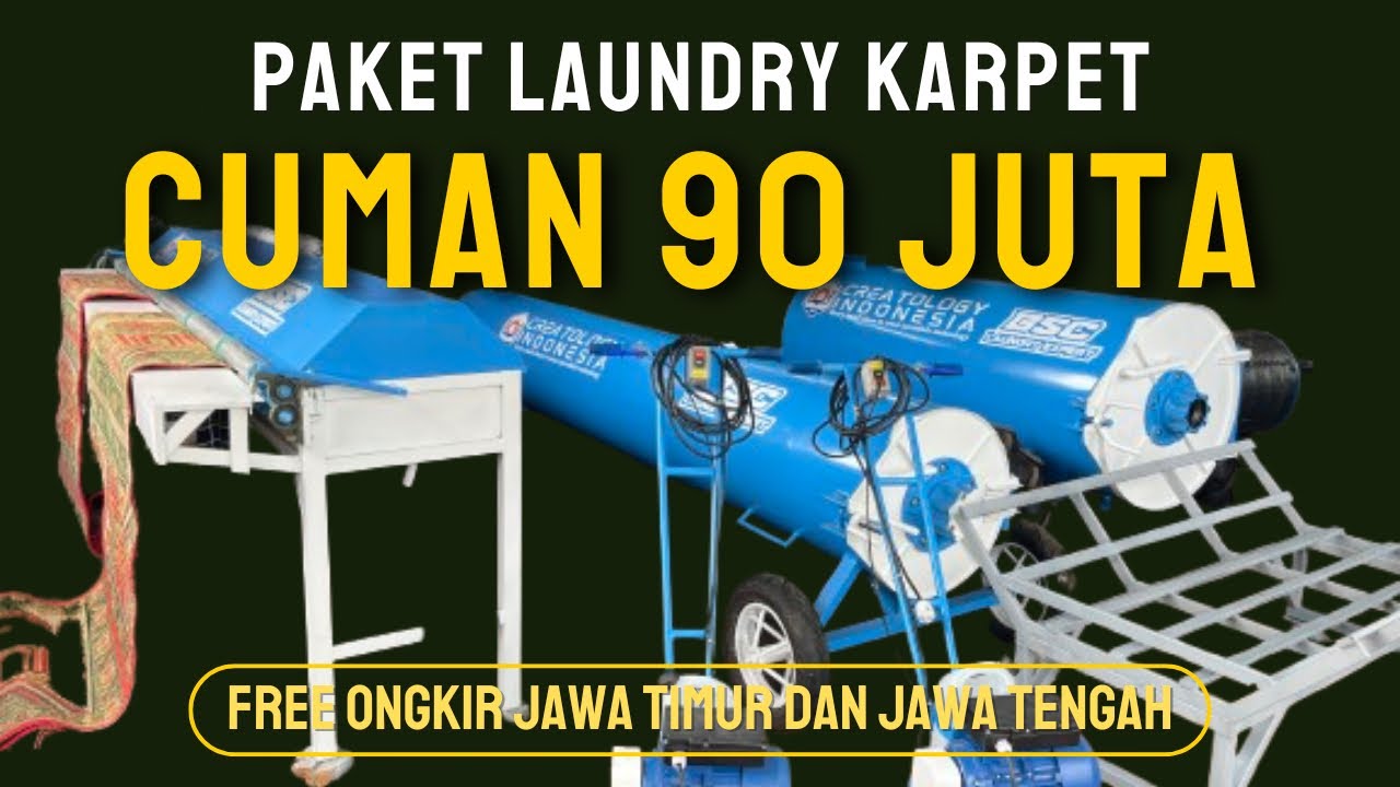 MESIN SPINNER KARPET VERSI TERBARU !!! CREATOLOGY INDONESIA