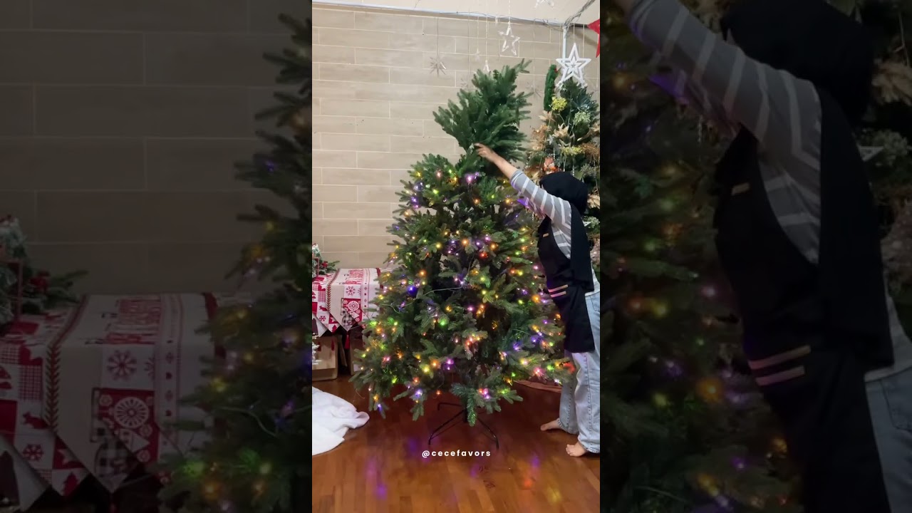 How to install Pohon Natal 2.1 Meter yang udah include LED!