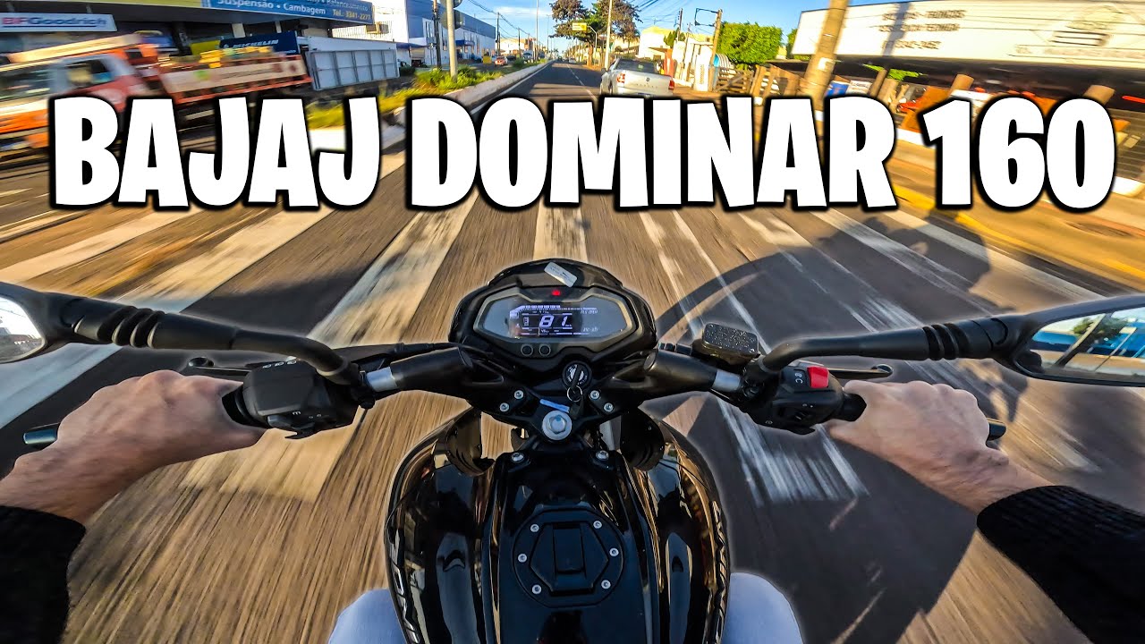 TEST RIDE BAJAJ DOMINAR NS160 2025 E PRIMEIRAS IMPRESSÕES, A MELHOR 160 DO MERCADO ?