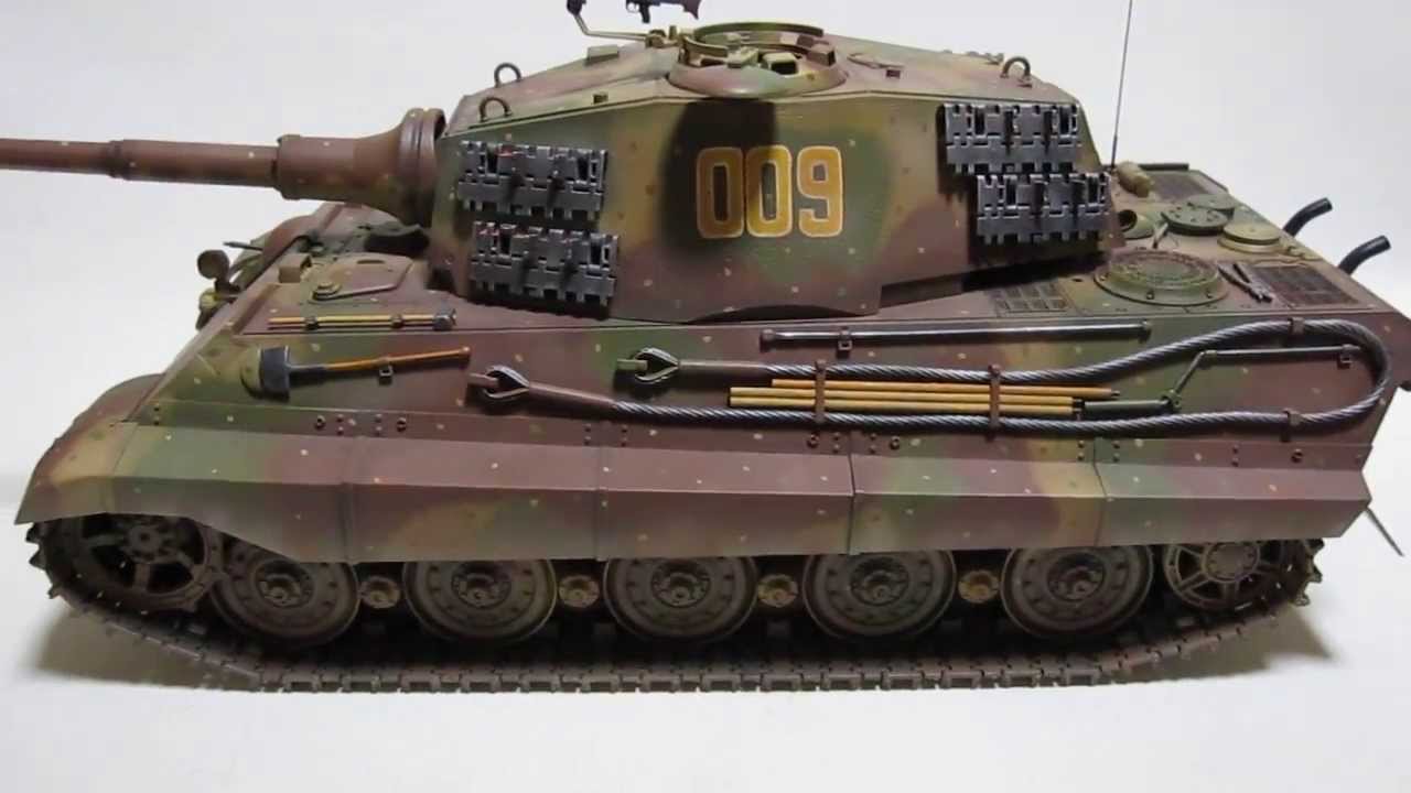 IH様　タミヤ　フルオペ　1/16キングタイガー　OH＆再塗装の巻