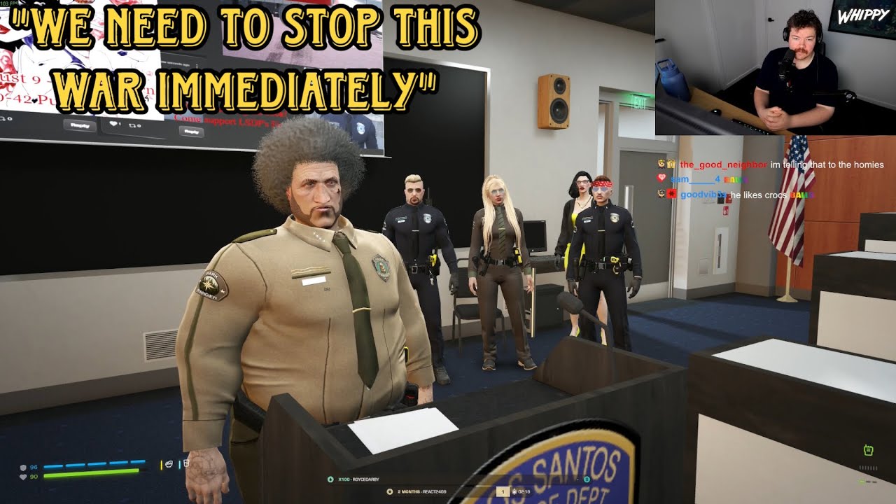 PD Talks About Activating Martial Law After All Out War Broke Down In Cartel Thanks To CG | GTA RP
