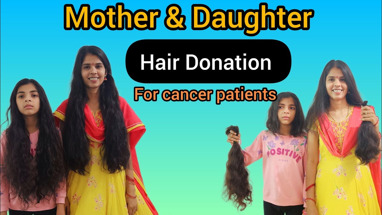 Mother & Daughter Hair Donation😍 
