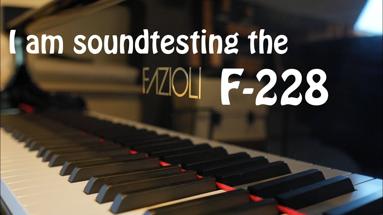 Soundtest Fazioli F-228 (2022) in Netherlands - Melker Stendahl