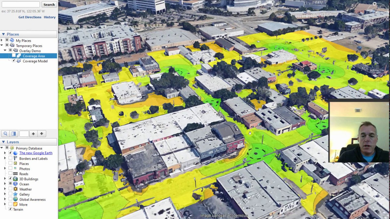 Overlays WIth Google Earth and Ekahau (ESS)