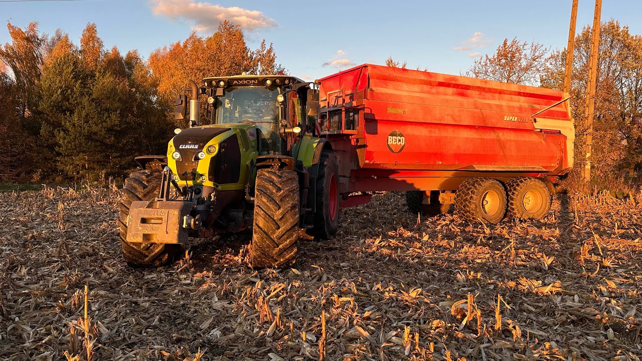 Dziś w Transporcie Claas Axion 870 i BECO l Polska 🇵🇱 #44 l   