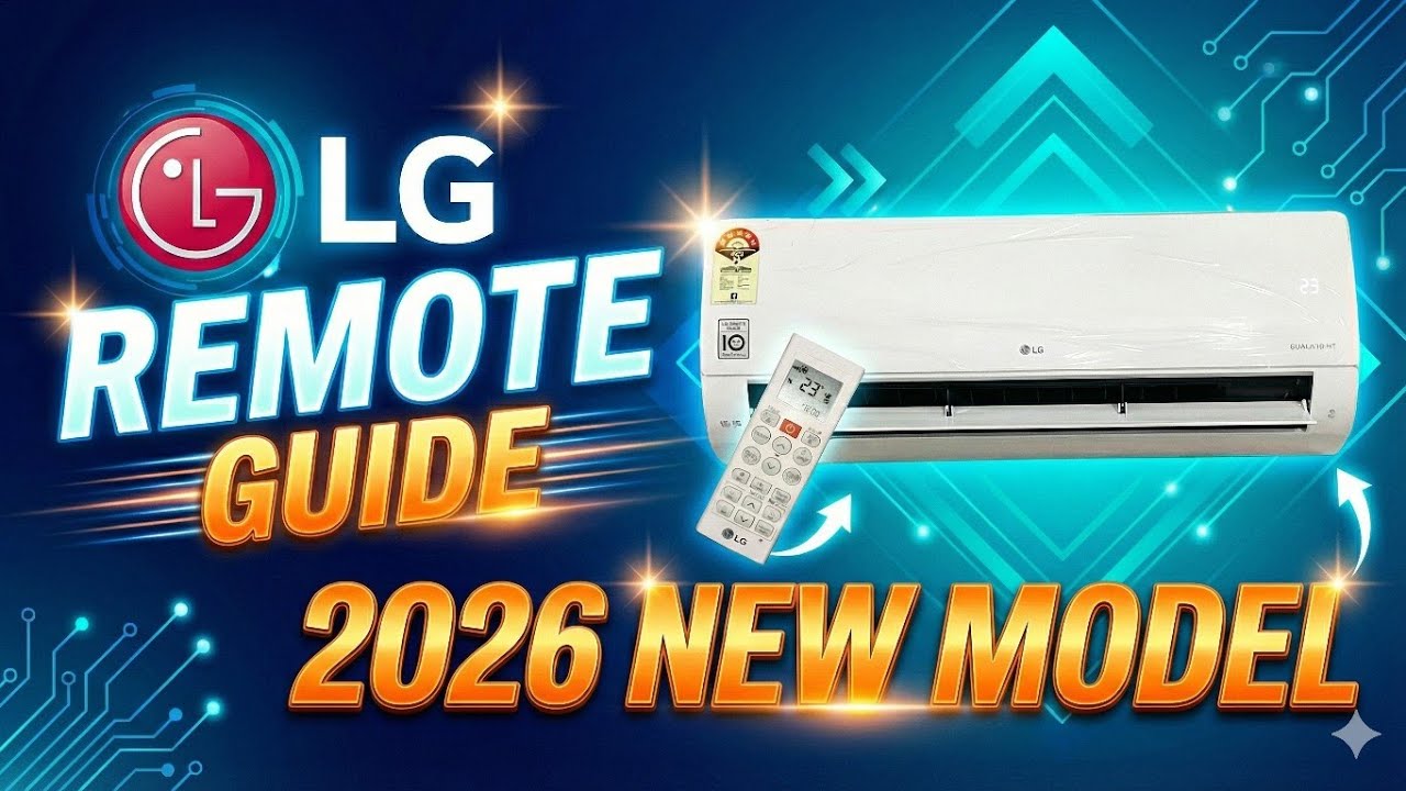 LG AC Dual Inverter Air Conditioner Remote Guide 