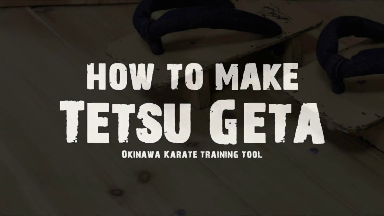 How to make: Tetsu geta 2 (Okinawa Karate training tool)