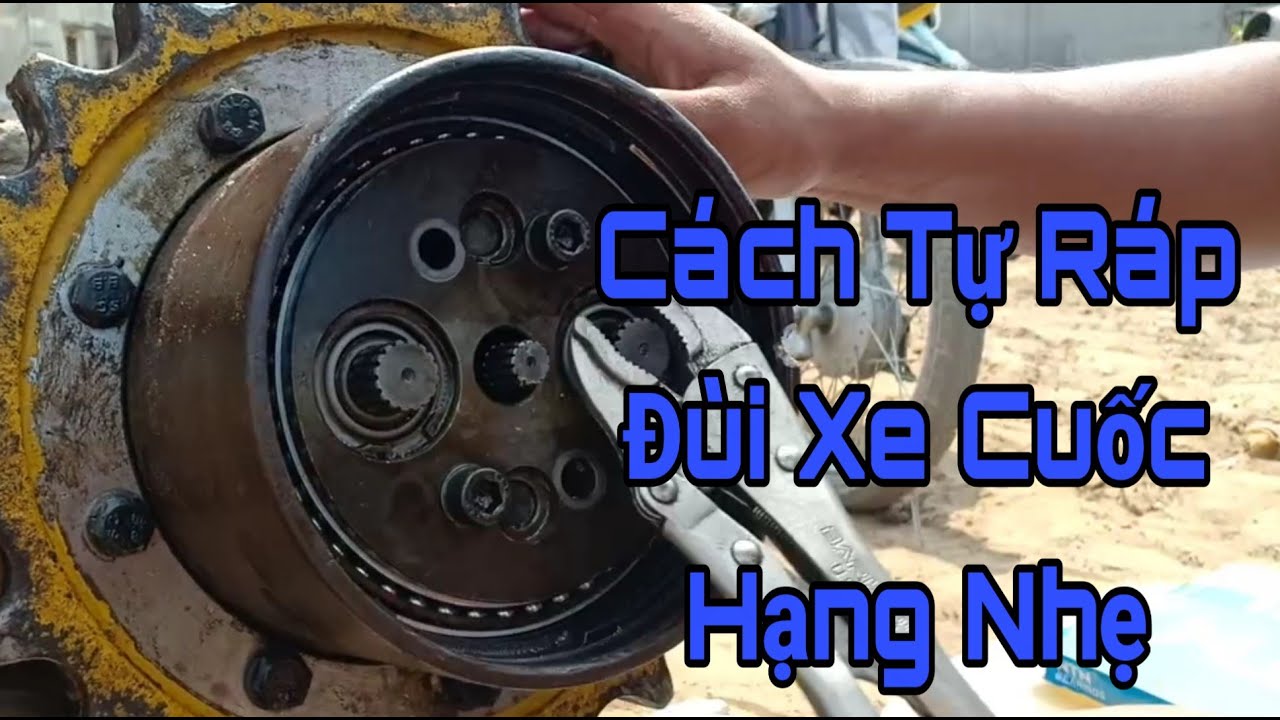 Cách Lắp Ráp Đùi Xe Cuốc Đất IHI 30 GX/Hải Đăng Vlog