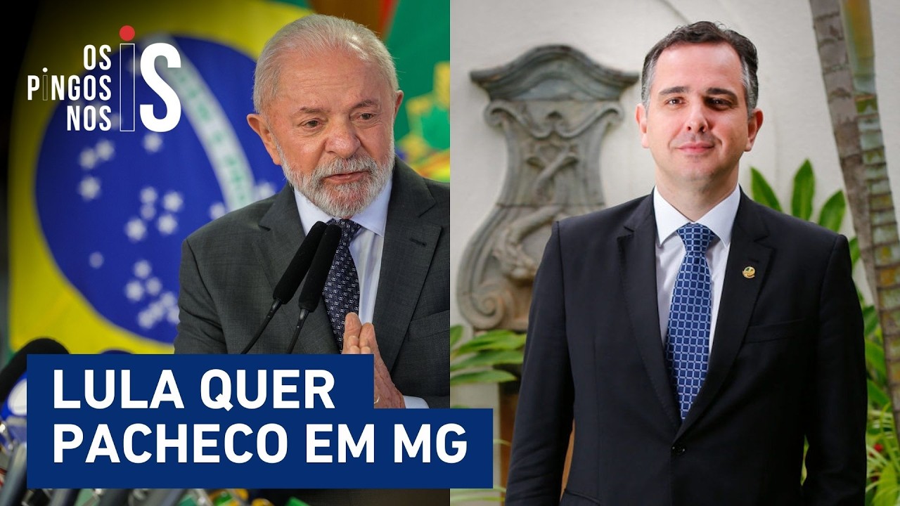 Lula pressiona Pacheco e diz que ele é única opção em MG