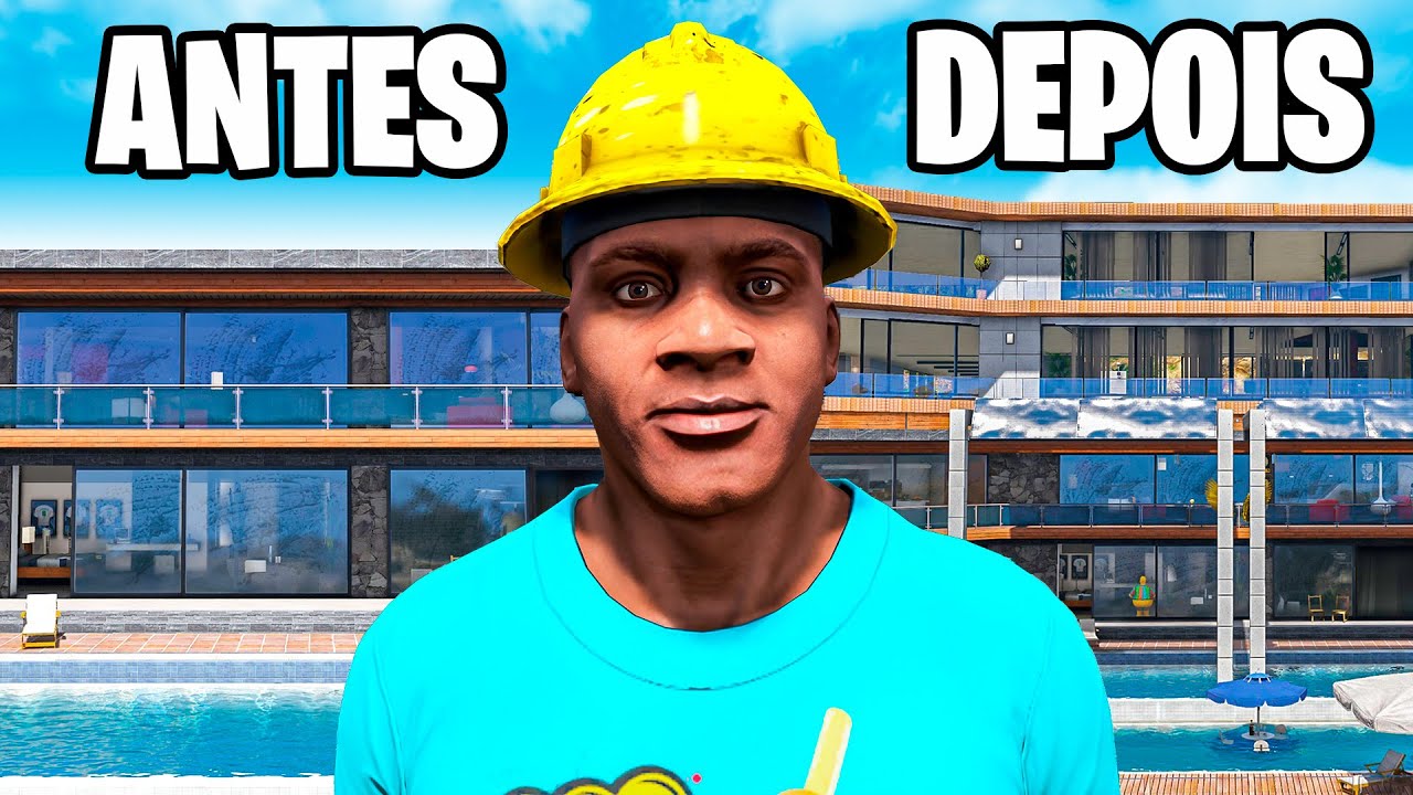 AS REFORMAS DA MANSÃO DO FRANKLIN NO GTA 5 - O FILME