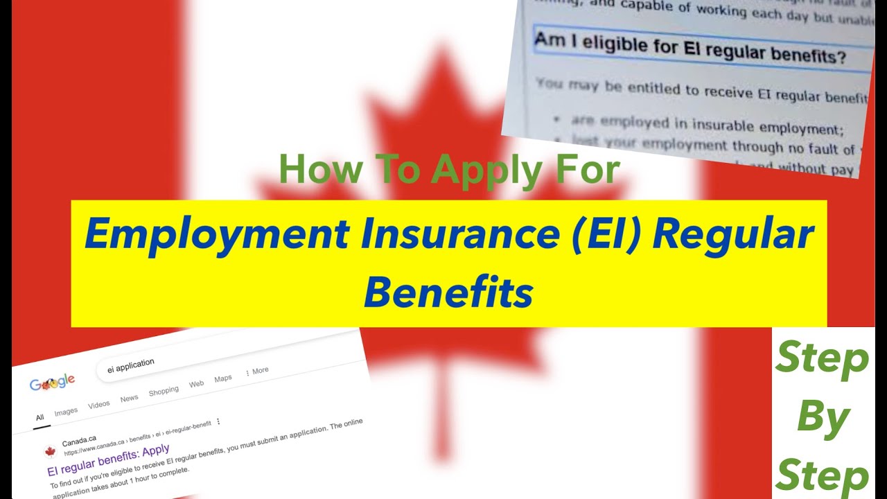 Employment Insurance(EI) Application//Step by step//Regular Benefits//Canada//2024