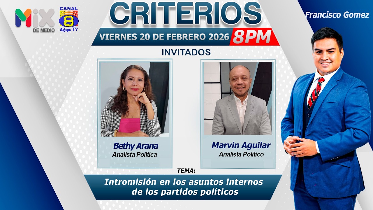 Marvin Aguilar y Bethy Arana analizan la intromisión política | Criterios